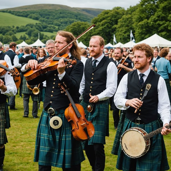 Où assister à des festivals de musique traditionnelle en Écosse ?